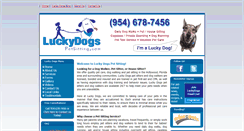 Desktop Screenshot of luckydogspetsitting.com